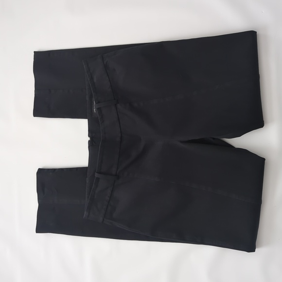 Ann Taylor Back Zip Seamed Slim Straight Stretch Pant size 8 Black - Picture 5 of 10